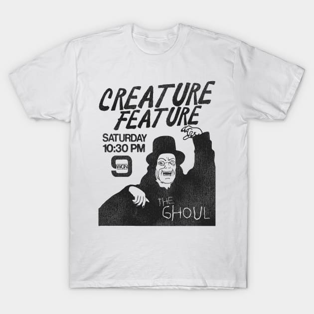 The Ghoul Host of Creature Feature WGN Chicago T-Shirt by darklordpug